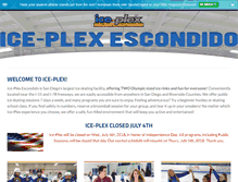 Tablet Screenshot of iceplexescondido.com